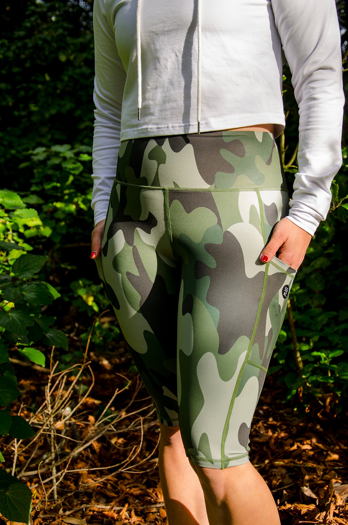 OVER THE KNEE CAMO TIGHTS