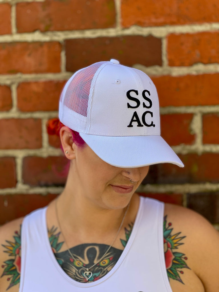 SSAC CREW CAP - WHITE
